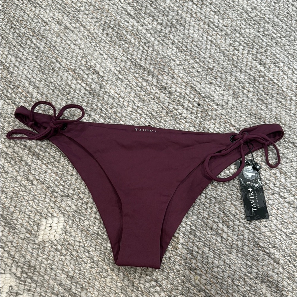 Tavik Merlot String Tie Bikini